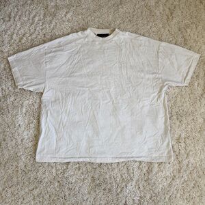 Fear of God Essentials Oversized Boxy T-Shirt Ivory L